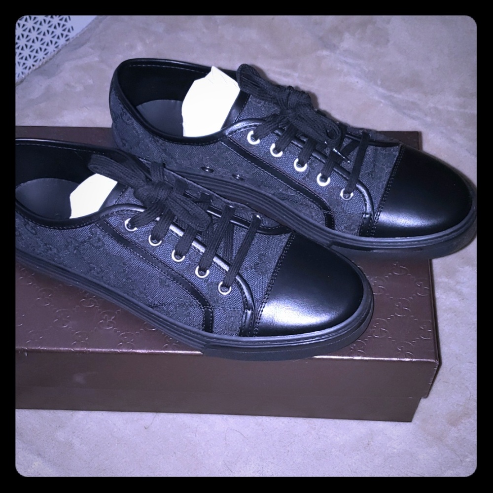NEW 🖤🎉Gucci Sneakers Black sz38.5🎉🖤
